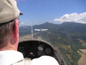 Charlie Roten headed for the Coburg Hills.